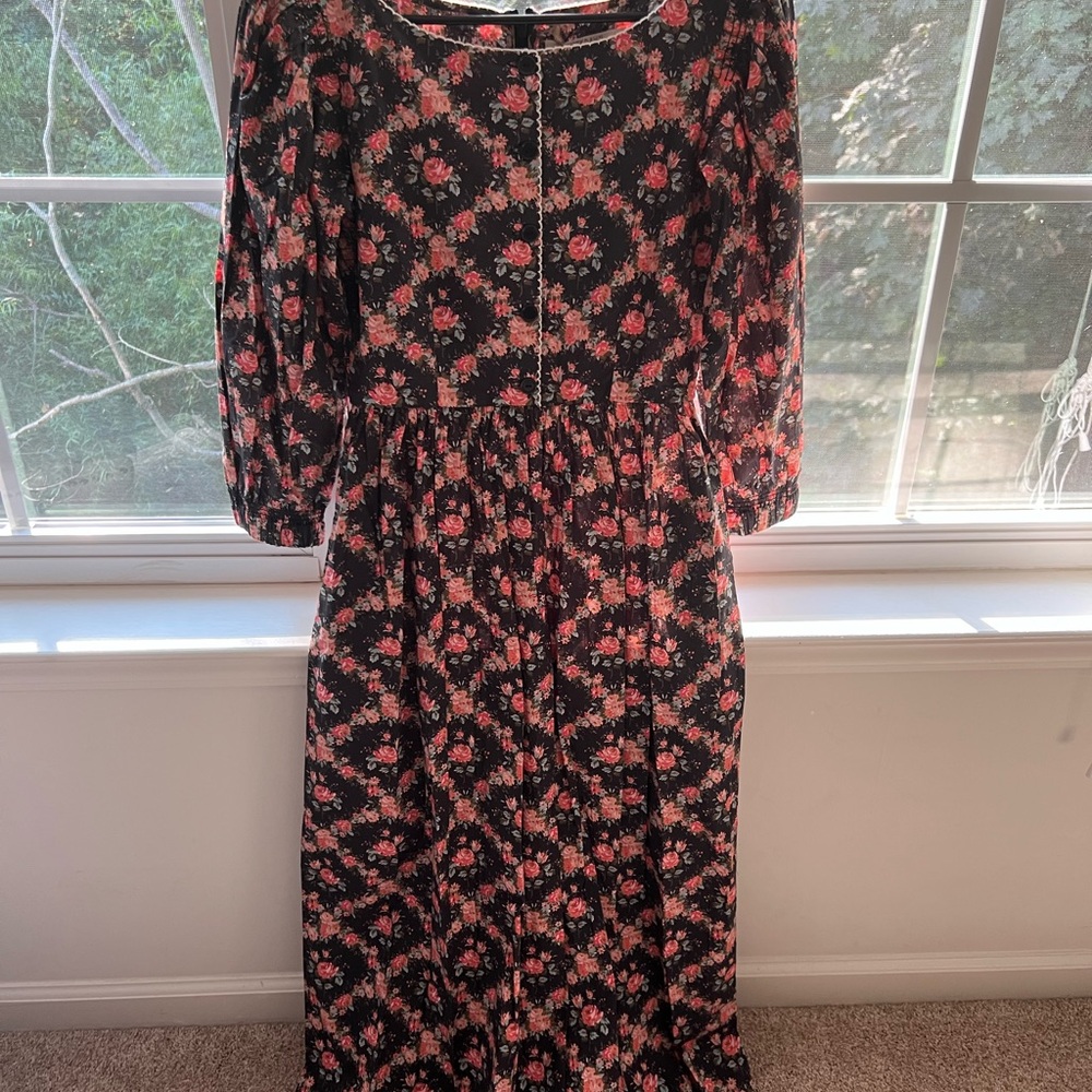 Christy Dawn - Anastasia Dress - Night Rose Lattice - XS - NWT - Picture 4 of 7